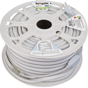 Лента светодиодная 9Вт/м 220В 6000К IP67 92LED/м NLS-2835 20м