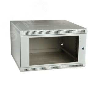 Шкаф телекоммуникационный настенный сварной 18U 600x500 ШТ-НСс-18U-600-500-С дверь стекло