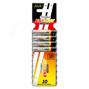 Батарейка Трофи LR03-10BL ENERGY POWER Alkaline (100/800/40000)