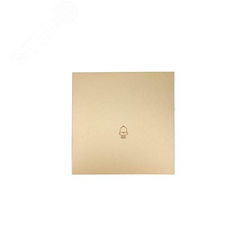 ZIMA Кнопка звонка, 10 А, механизм, золото Lezard 704-3688-103QC