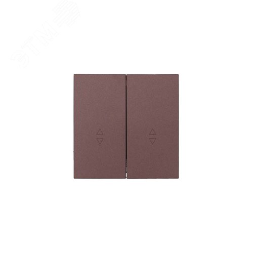 ZIMA Выключатель проходной 2-кл., 10 А, механизм, шоколад Lezard 704-7388-106QC