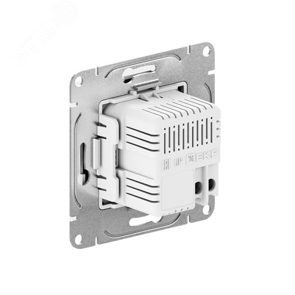 Механизм розетки USB-C - 2шт  мокко Эпика EKF