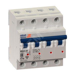 Выключатель нагрузки 4П 63А 400В OptiDin BM63P-463-УХЛ3 (ВМ63Р)