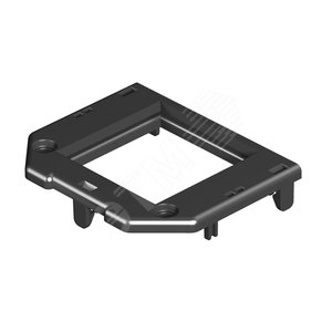 Накладка монтажной коробки GB2/3 1xModul45 61x76 мм (полиамид,черный)