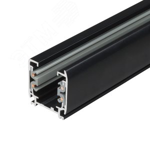 Шинопровод осветительный, тип А Трехфазный черный Длина 1 м UBX-AS4 BLACK 100 POLYBAG