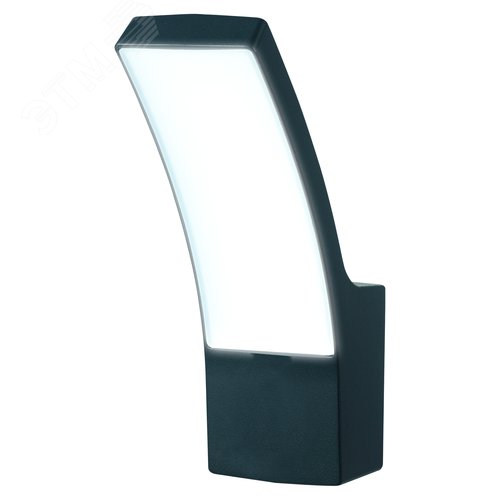 Светильник светодиодный уличный. Архитектурный накладной. ULU-S70A-12W/4000K IP65 BLACK (4000K). Корпус черный