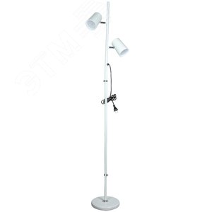 Торшер ULM-T600 2х6W/4500K/DIM WHITE напольный светодиодный 2х6W Сенсорный выключатель Диммер Белый ТМ