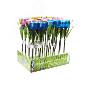 Светильник светодиодный садовый на солнечной батарее СОЛАР USL-C-651/PT305 TULIP SET 24