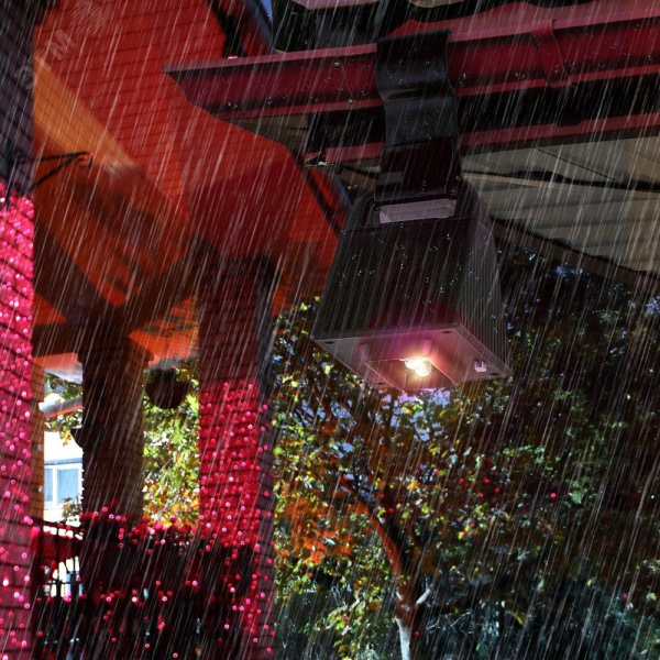 Подвесной светильник с лазерной проекцией красные точки,на солн. бат.,3LED,3 lm ERAFS024-06
