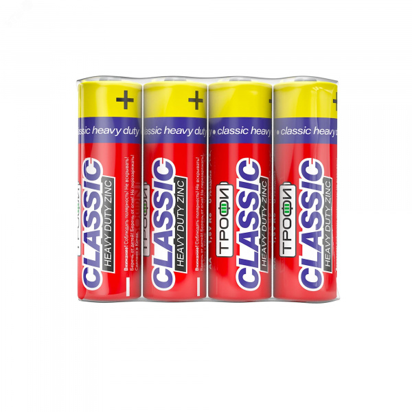 Батарейка Трофи R6-4S CLASSIC HEAVY DUTY Zinc (60/1200/28800)