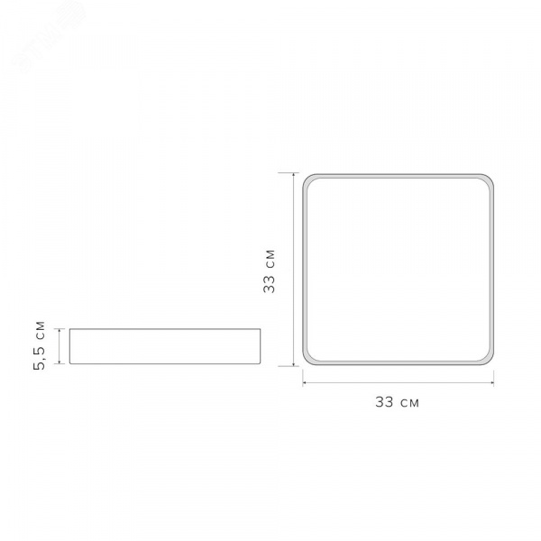 Светильник светодиодный потолочный SCANDIC ДБО-36W 4000К 2880Лм белый IP20 Jazzway