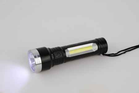 Фонарь светодиодный UA-501 универсальный, аккумуляторный, COB+LED, 5 Вт, резина