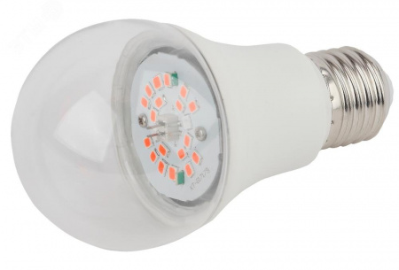 Лампа светодиодная лампа для рассады тип А60, 14 Вт, 220-240V FITO-12W-RB-E27-K