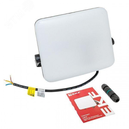 Прожектор светодиодный СДО-4005 100Вт 4000К IP65 с равномерной засветкой LUMA EKF
