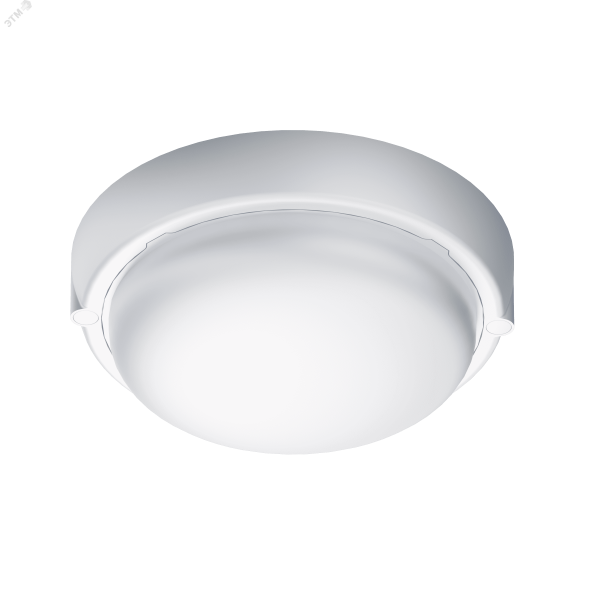 Светильник светодиодный ДБП-12вт OBL-R5-12-4K-WH-IP65-LED