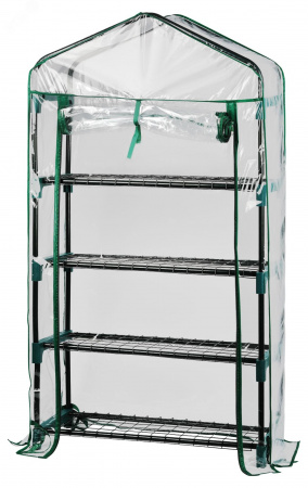 Теплица GREEN APPLE GA-House-4x-frame 4 яруса 1250х690х300 мм