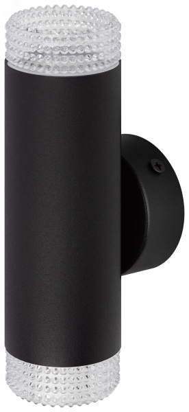 Светильник настенный WL50 BK/TR 2*GU10 2*12Вт IP20 черный, прозрачный
