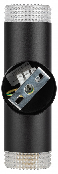 Светильник настенный WL50 BK/TR 2*GU10 2*12Вт IP20 черный, прозрачный