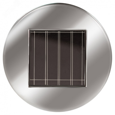 Светильник уличный Груша сталь на солнечной батарее 7,5x7,5x15 см 1 LED ERASF23-27 ЭРА
