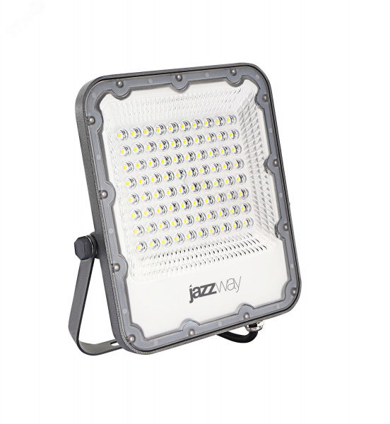 Прожектор светодиодный ДО-50 Вт 5500 Лм 6500К IP65 200-240 В LED угол светораспределения 80 град. -40.. +50 град.С литой алюминий с антикоррозийным покрытием линзовый модуль