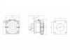Розетка скрытая IP67 16A 3P+E 400В