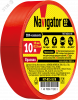 Изолента ПВХ красная 15мм 10м NIT-B15-10/R