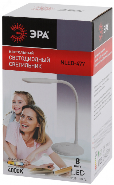 Светодиодный Светильник настольный NLED-477-8W-W белый