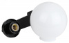 Светильник настенный НБУ 01-60-201 шар опаловый IP44 Е27 max60Вт d200mm с настенным крепежом