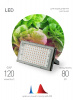 Фитопрожектор для растений светодиодный FITO-80W-RB-LED-Y красно-синего спектра