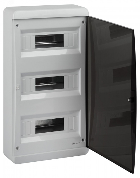 Корпус пластиковый навесной ЩРН-П-36 IP41 прозрачная крышка белый COMFORT