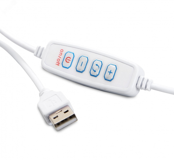 Светильник светодиодный настольный декоративный Кристалл USB 2700-6500К 120Лм (плавная регулировка яркости) высококачественный акрил белый