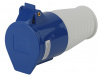 Розетка переносная 223 2Р+РЕ 32А 220В IP44 (10/60/1440) R-32-2P-PE-IP44