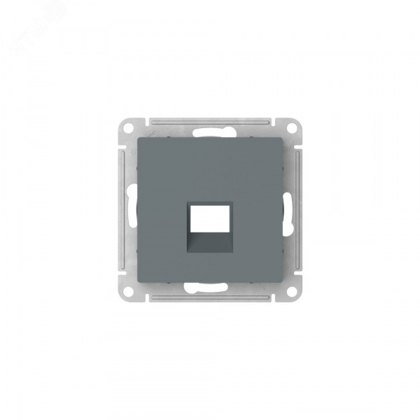 ATLASDESIGN НАКЛАДКА двойная для информационных функций типа Keystone, СТАЛЬ