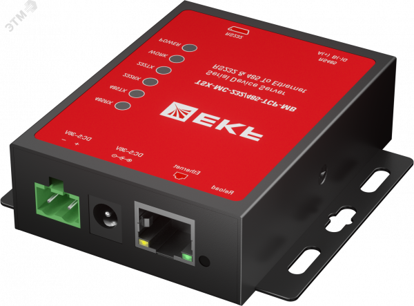Преобразователь RS-232/485 в Ethernet, Modbus TCP/RTU/ASCII TSX EKF