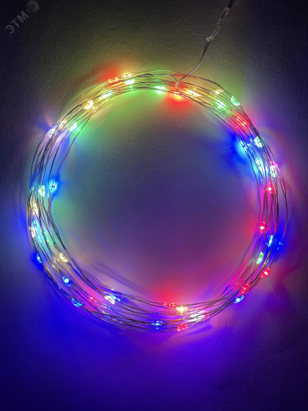 Гирлянда LED Нить 5 м мультиколор, АА ENIN -5NM