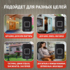 Звонок дверной беспроводной батарейки, от сети 60 мелодий 300м IP20 с регулятором громкости и световой индикацией черный A23 С97