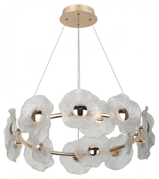 Люстра светодиодная LED 30Вт 3000K 6135-101 Shannon дизайн Rivoli