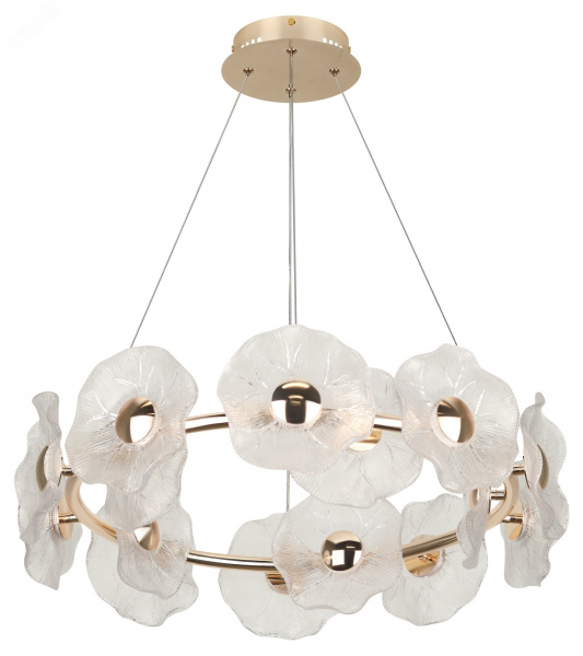 Люстра светодиодная LED 30Вт 3000K 6135-101 Shannon дизайн Rivoli