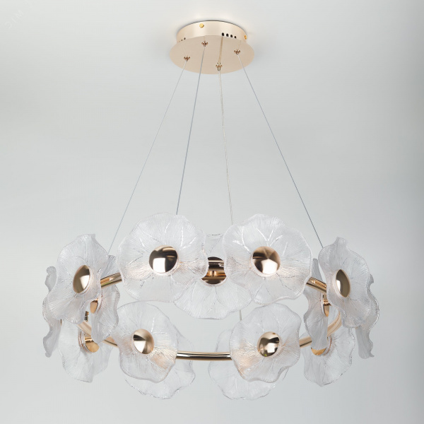 Люстра светодиодная LED 30Вт 3000K 6135-101 Shannon дизайн Rivoli
