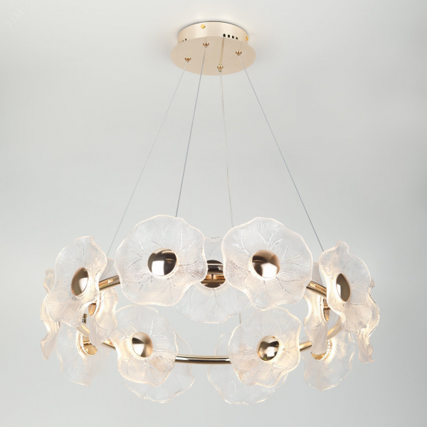 Люстра светодиодная LED 30Вт 3000K 6135-101 Shannon дизайн Rivoli