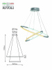 Светильник потолочный светодиодный Lauren 6105-103 LED 4100К - 4300К 86 Вт модерн с пультом