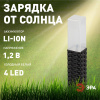 Светильник уличный Ротанг на солнечной батарее высота 41 см 4 шт 4 LED ERASF23-14 ЭРА