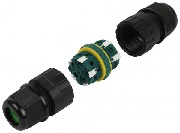 Коннектор кабельный прямой 5-Pin 0.5-2.5 мм2 NO-224-674 безвинтовой IP68