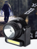 Фонарь налобный светодиодный 6Вт 176Лм IP20 SMD+COB 2 режима аккумуляторный АРМИЯ РОССИИ Гранит GA-501 черный