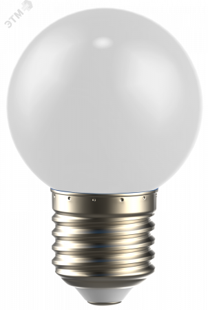 LIGHTING Лампа светодиодная декоративная G45 шар 1Вт 230В теплый белый E27 IEK