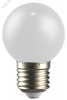LIGHTING Лампа светодиодная декоративная G45 шар 1Вт 230В теплый белый E27 IEK