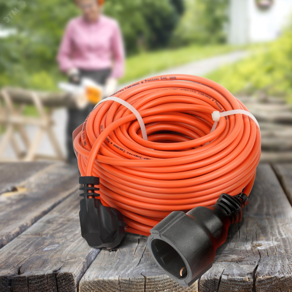 Удлинитель силовой UPx-1e-3x0.75-30m-IP44 в бухте c/з 1 гн 30м ПВС 3х0.75 UPx-1e-3x0.75-30m-IP44