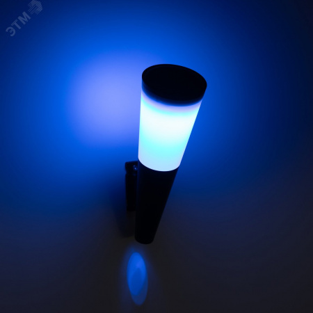 Светильник уличный  ERAFS012-09 на солнечной батарее настенный Факел RGB 1 LED