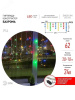 ENOB-2M Гирлянда LED Бахрома 2м*1м мультиколор, 24V, IP44 (80/960) необходим трансформатор Б0041911 приобретается отдельно