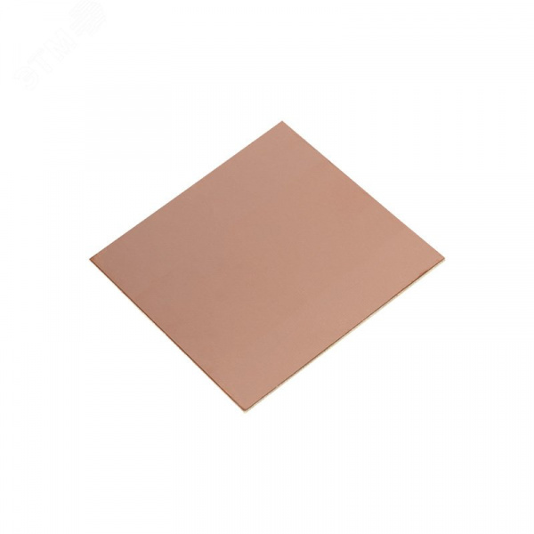 Стеклотекстолит 1-сторонний 100x100x1.5 мм 35 00 (35 мкм), REXANT